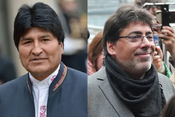 Evo Morales y Daniel Jadue  ,Redes sociales