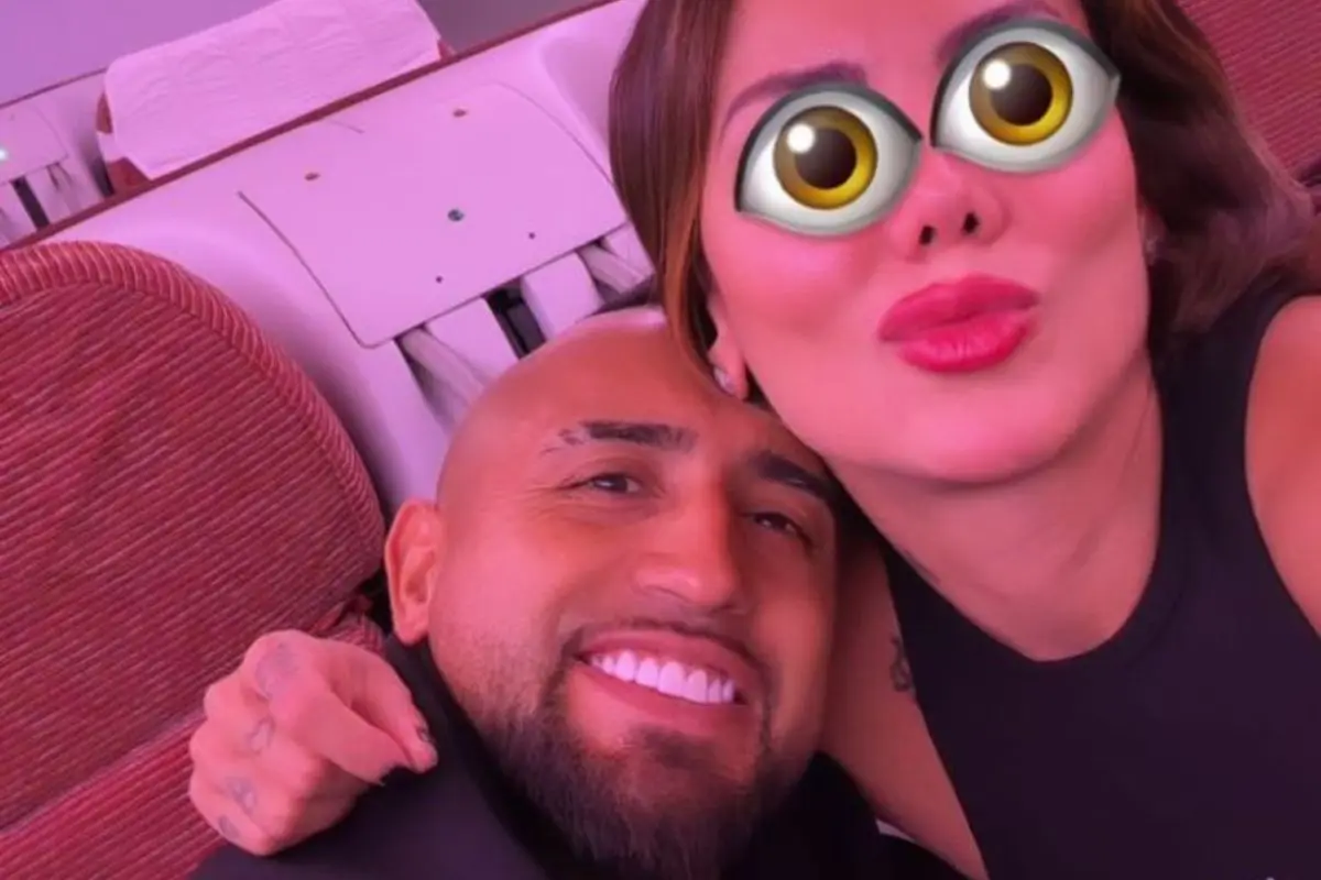 Arturo Vidal viajó a EE.UU., Instagram