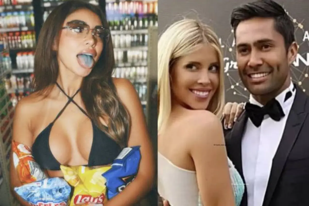 Paula Vidal y Coté López con Luis Jiménez