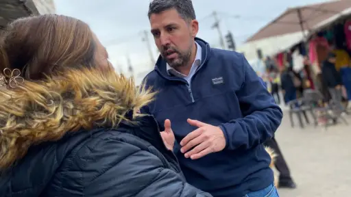 Daniel Reyes durante las cuatro semanas de campaña, Cedida