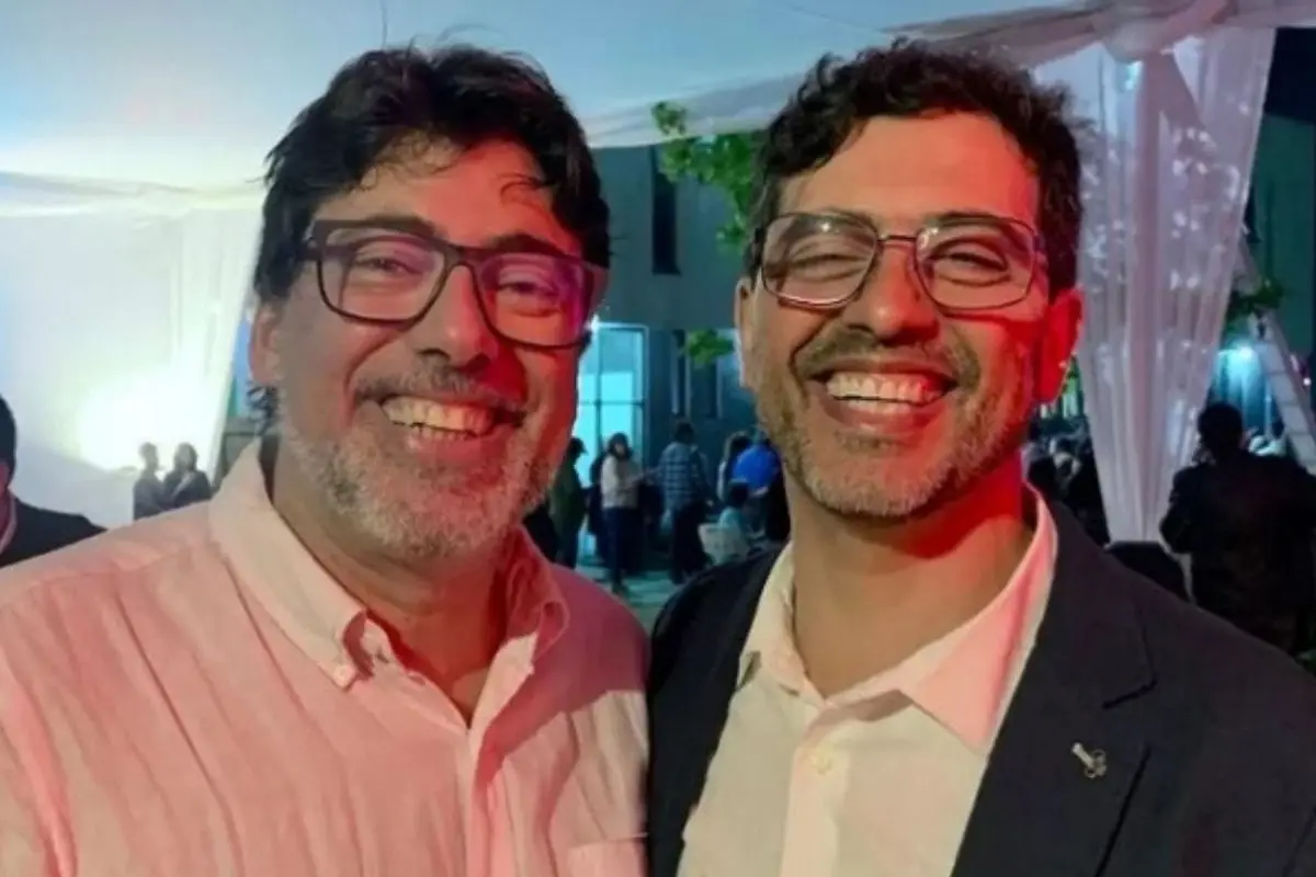 Daniel y Fares Jadue junto en una actividad municipal, Instagram