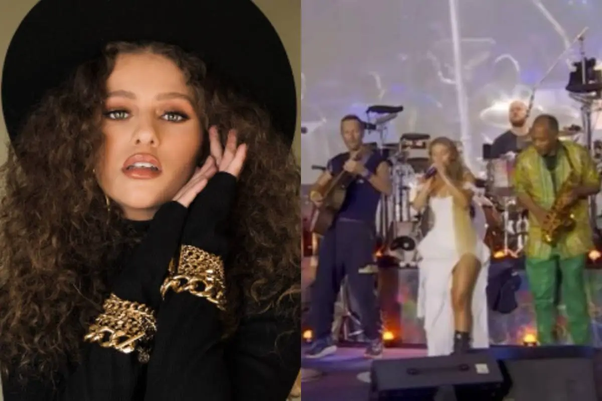 Elyanna junto a Coldplay, Redes sociales