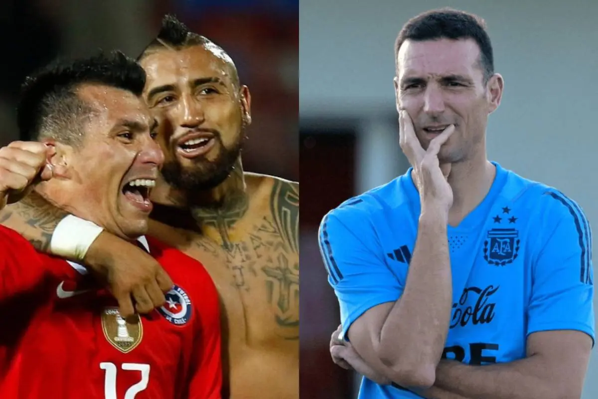 Scaloni sobre ausencia de Gary Medel y Arturo Vidal, Redes sociales