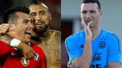 Scaloni sobre ausencia de Gary Medel y Arturo Vidal, Redes sociales