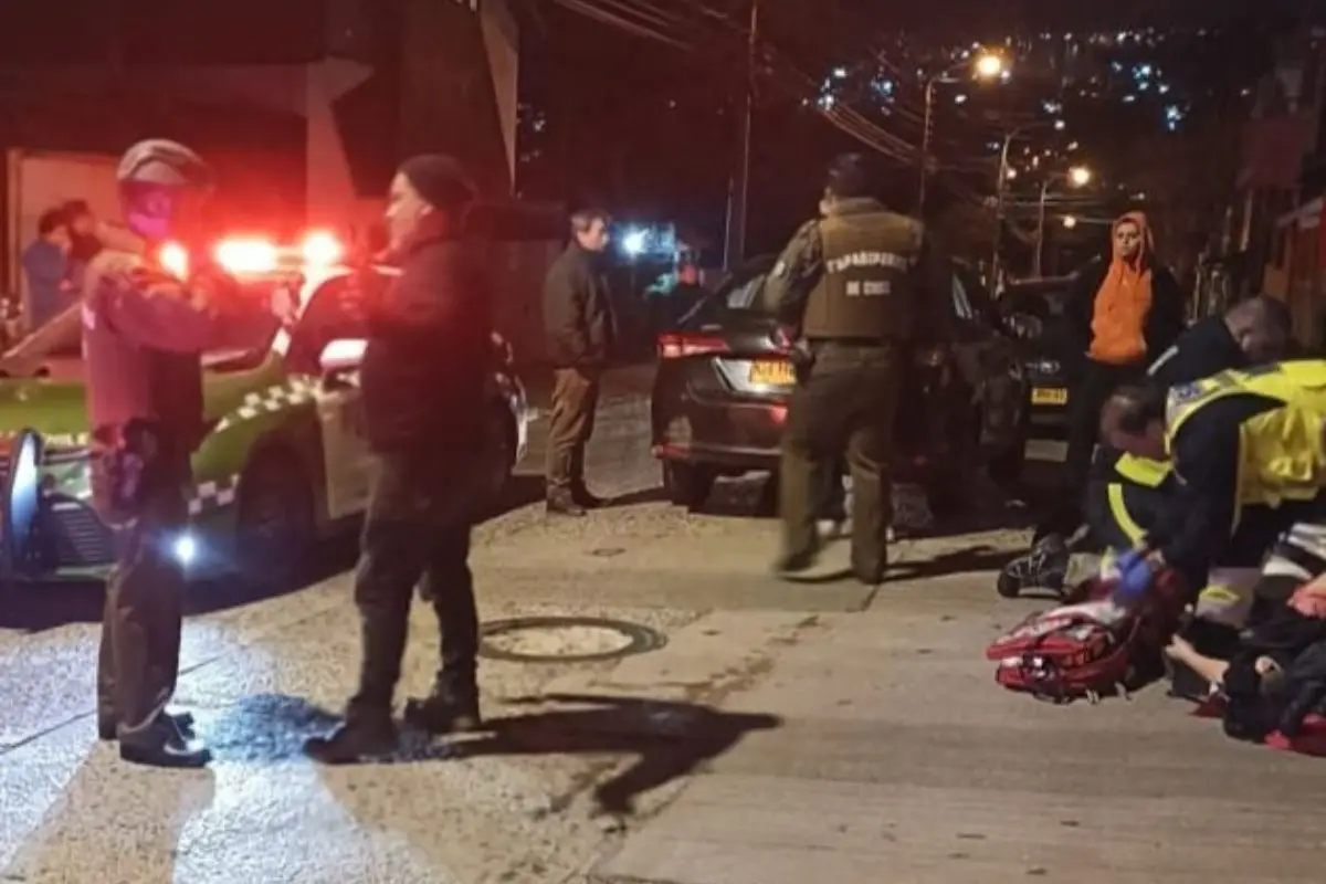 Carabinero terminó herido luego de abatir al delincuente, Twitter