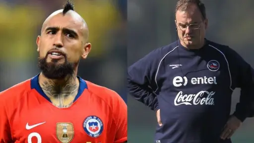 Arturo Vidal y Marcelo Bielsa, Archivo