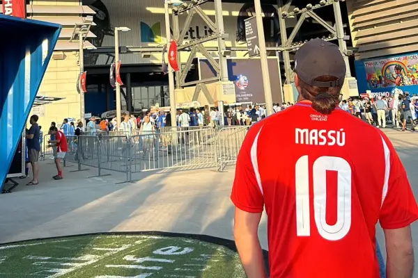 Nicolás Massú llegó al Metlife Stadium ,Instagram