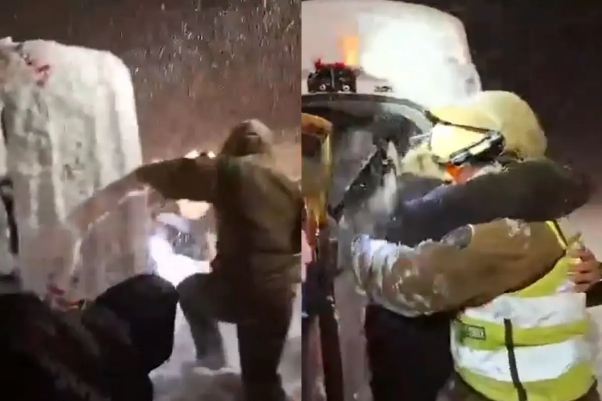 Rescate de Carabineros, Captura de pantalla