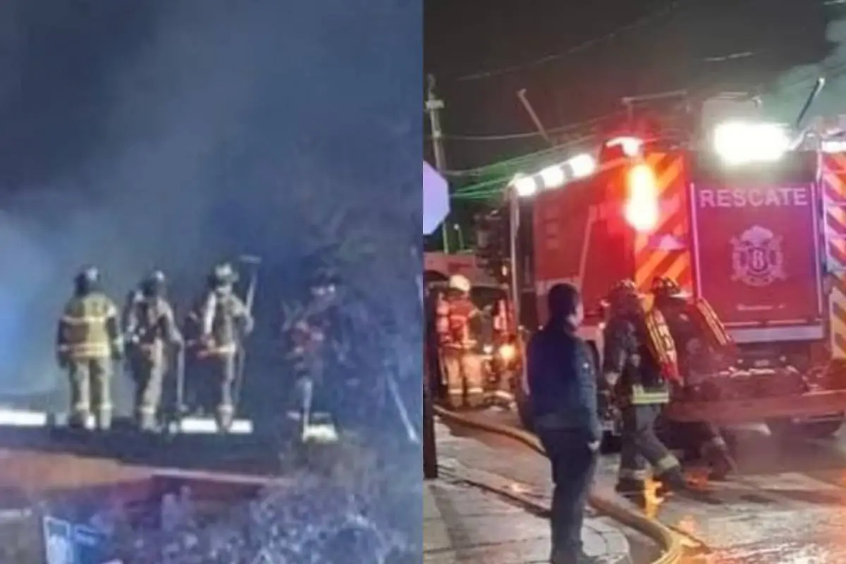 Incendio en Renca , Captura de redes sociales