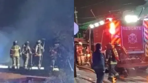 Incendio en Renca , Captura de redes sociales