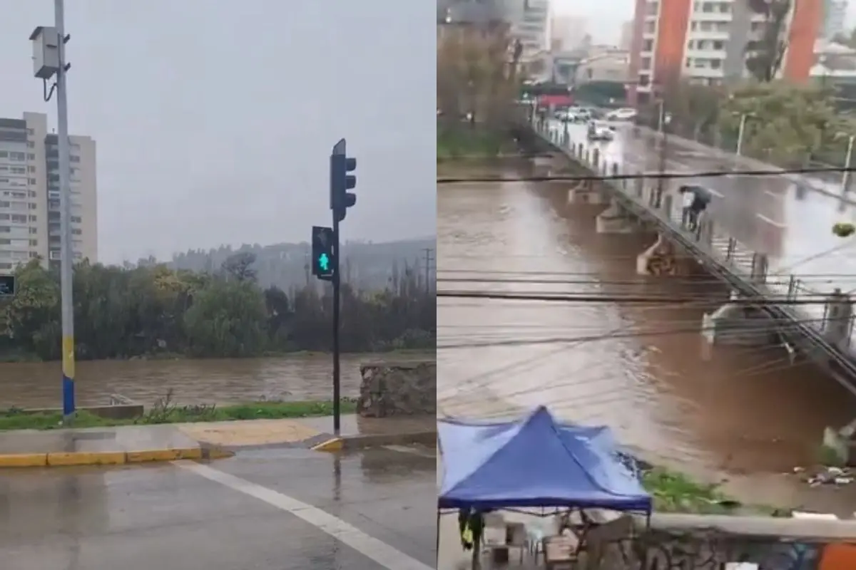 El estero Marga Marga preocupa a los viñamarinos, Captura