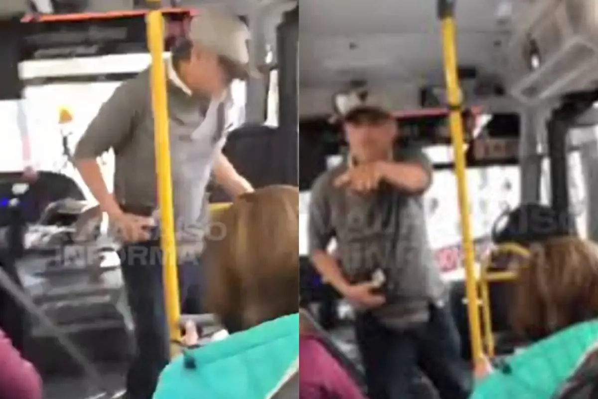 Chofer en Valparaíso , Valparaíso Informa | Captura de redes sociales