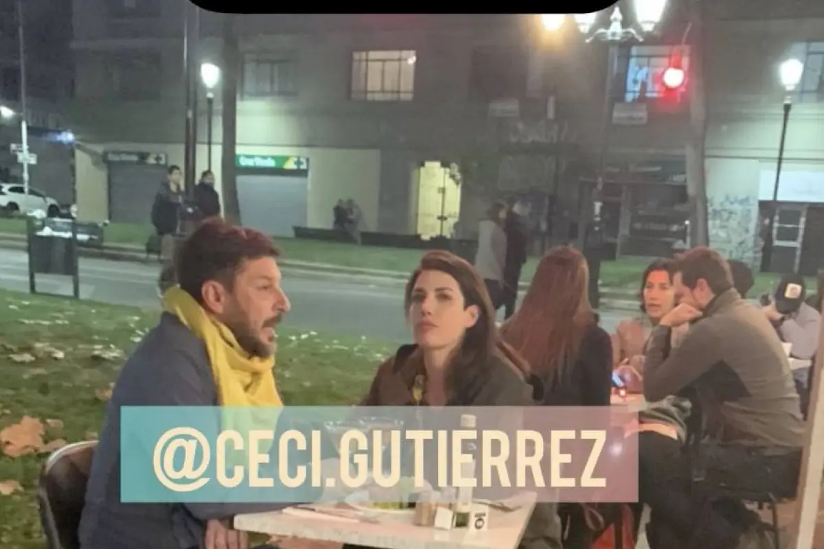 Rafael Cavada y Diana Aurenque