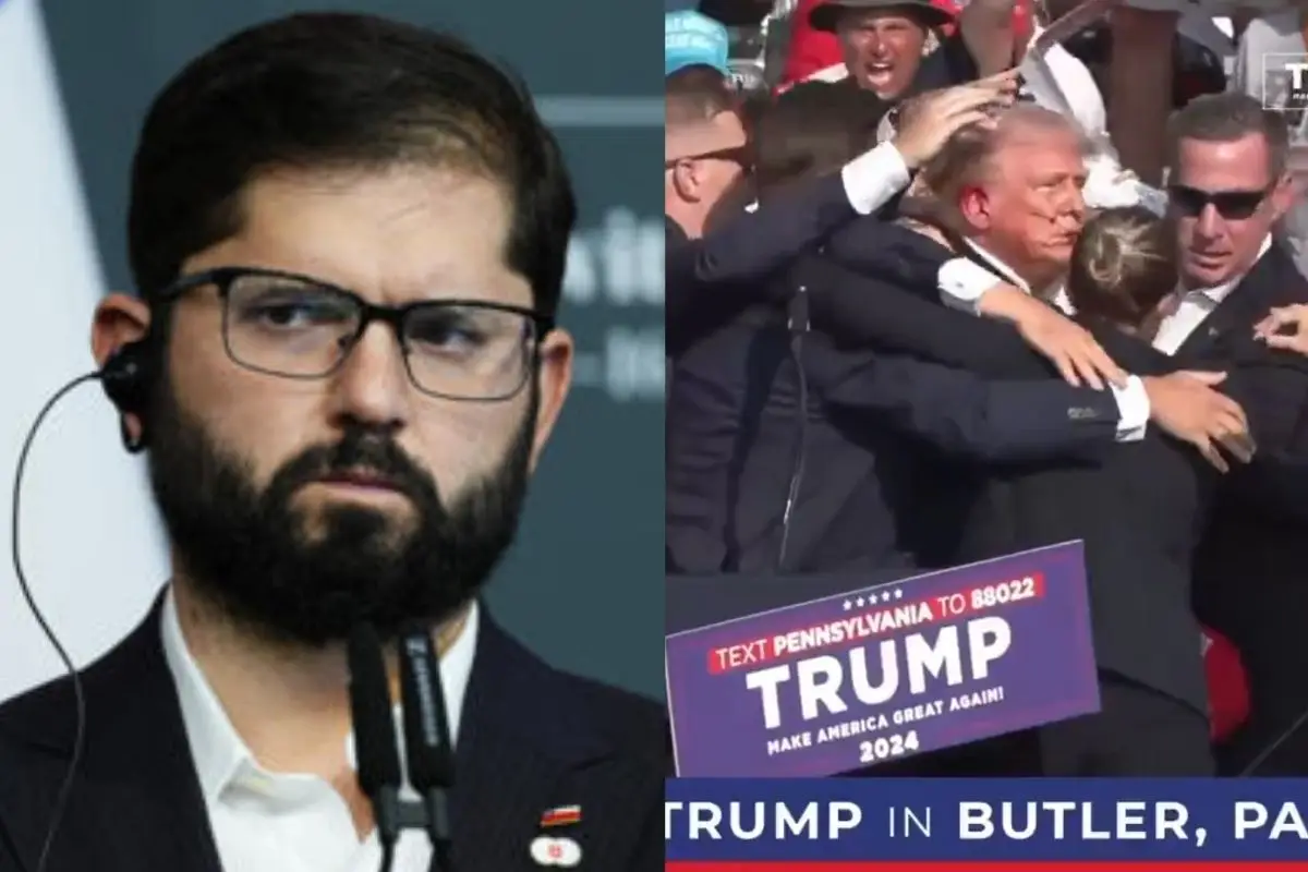 Presidente Boric y Donald Trump, Archivo