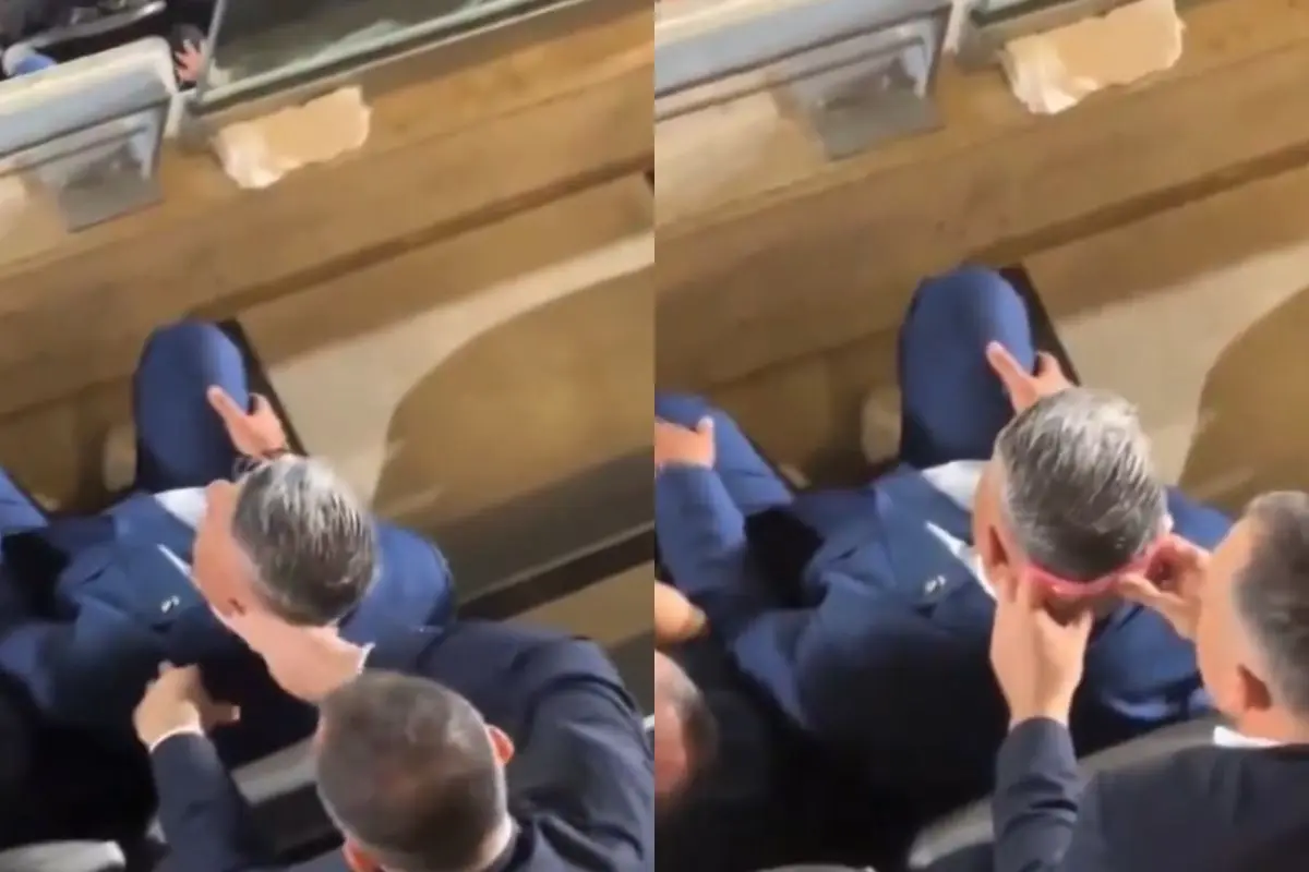 El presidente de la AFA recibió atención preferencial, Captura