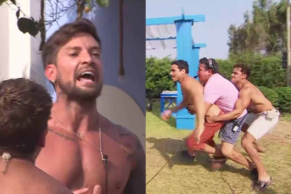 Pangal Andrade corrió a golpear a Luis Mateucci, Captura