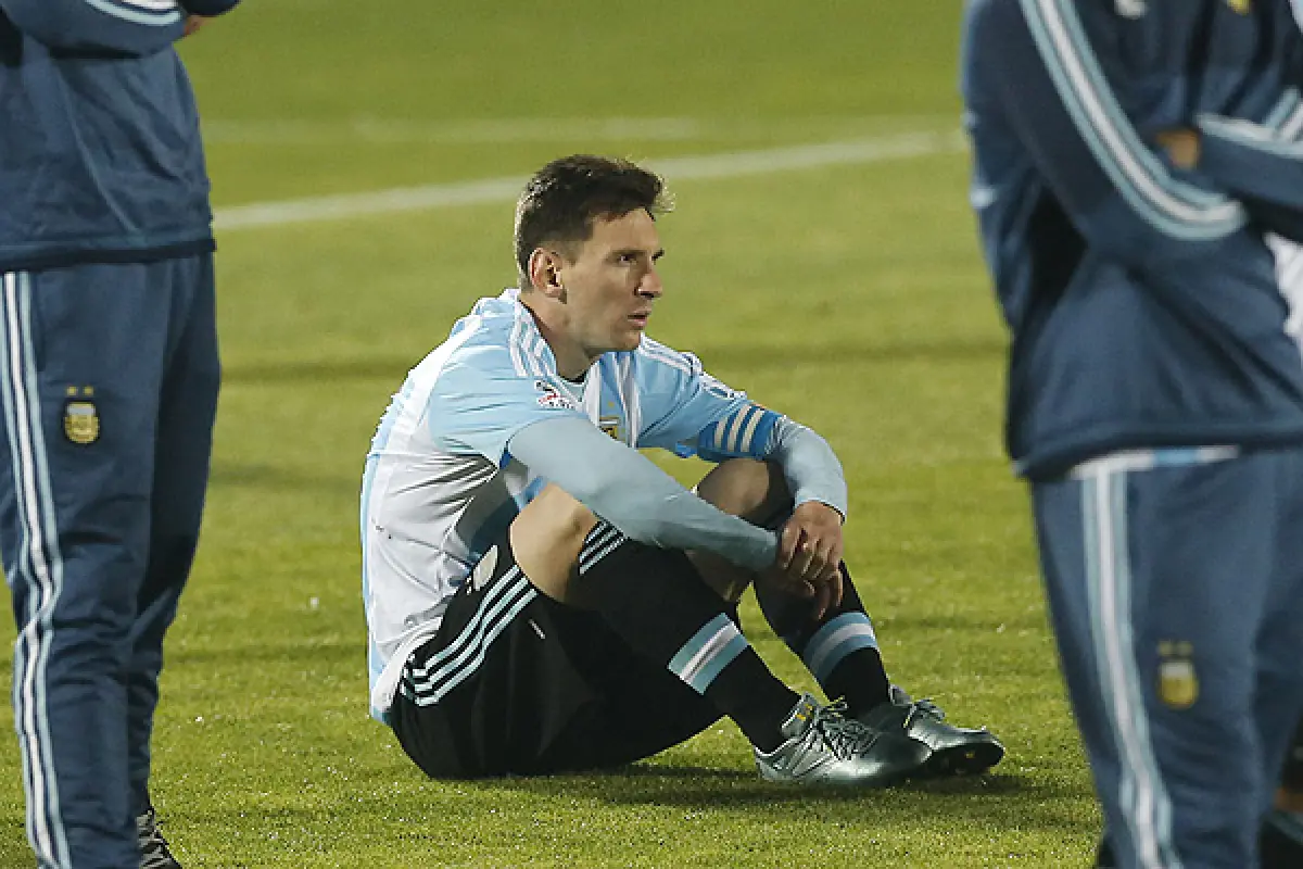 Lionel Messi tras la final perdida de 2015, Photosport