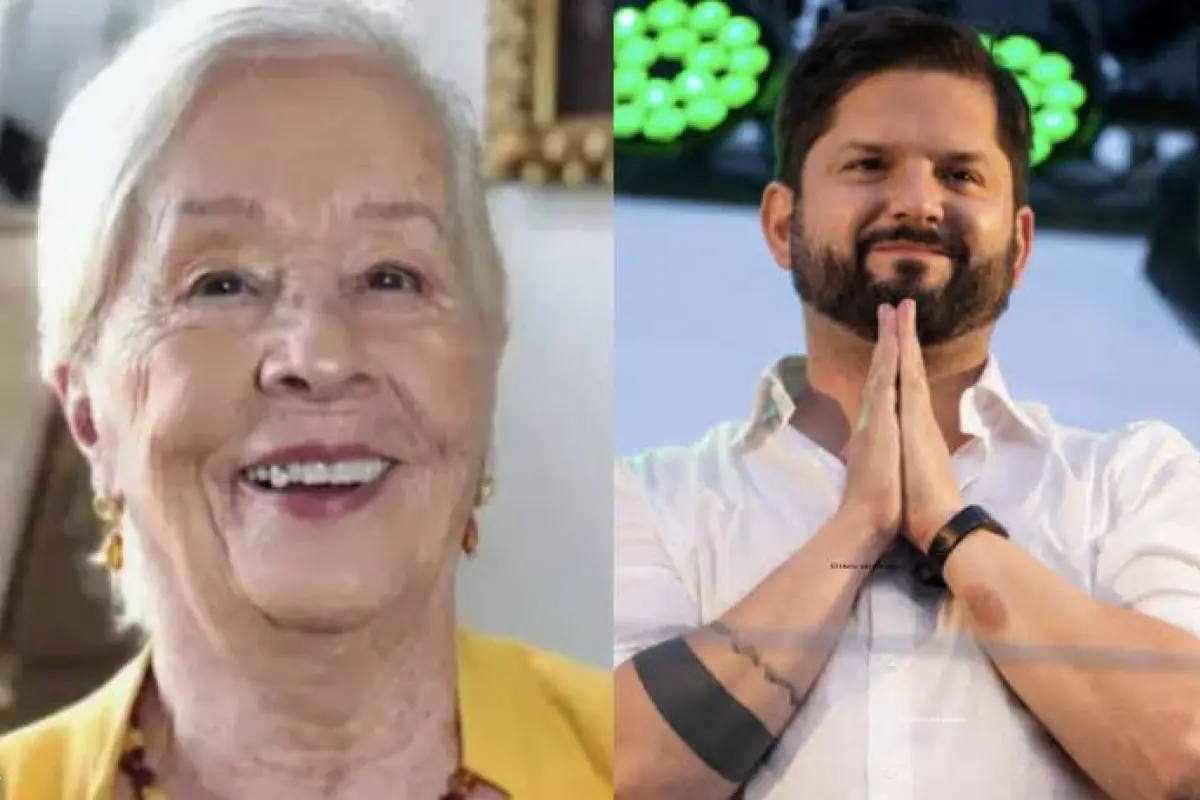 Delfina Guzmán y Gabriel Boric