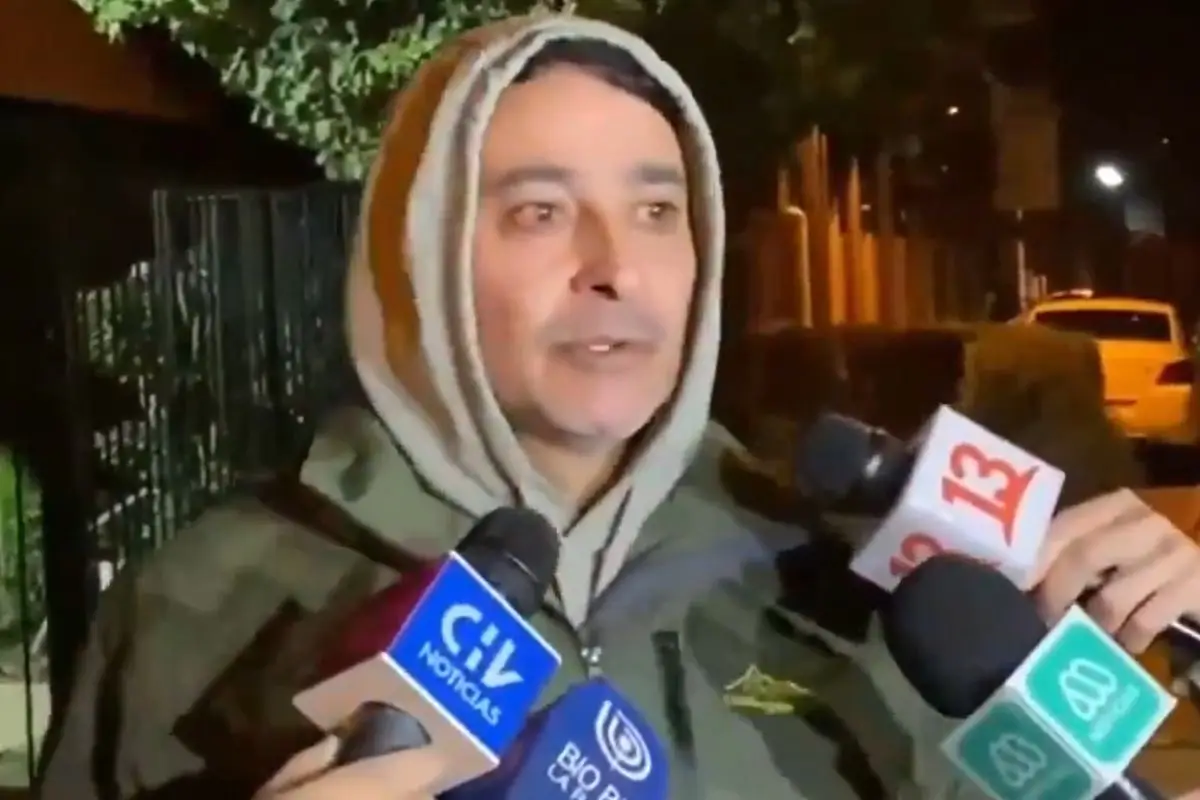 Vecino de Maipú dejó de manifiesto su indignación, Captura