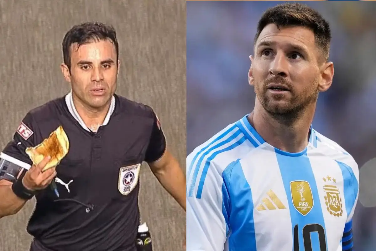 Piero Maza cara a cara con Messi, Captura