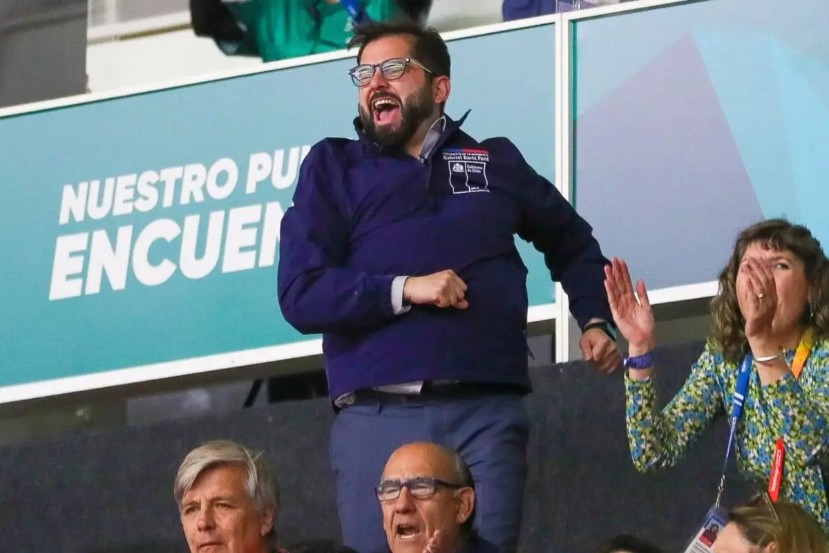 Gabriel Boric disfrutó de los últimos Juegos Panamericanos, Agencia Uno