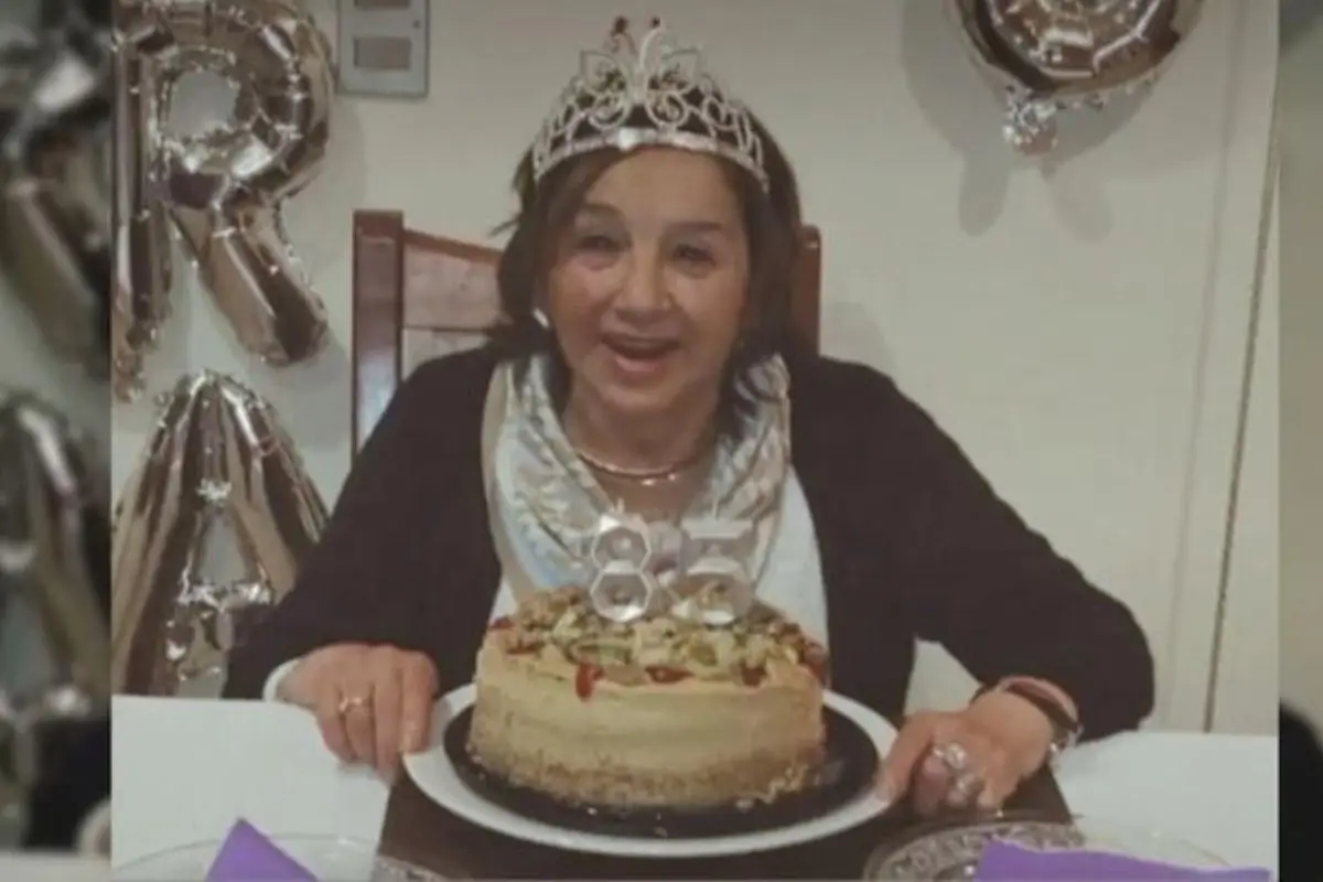 María Ercira en su cumpleaños 85, Instagram