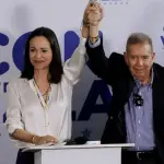 Corina Machado y Edmundo González