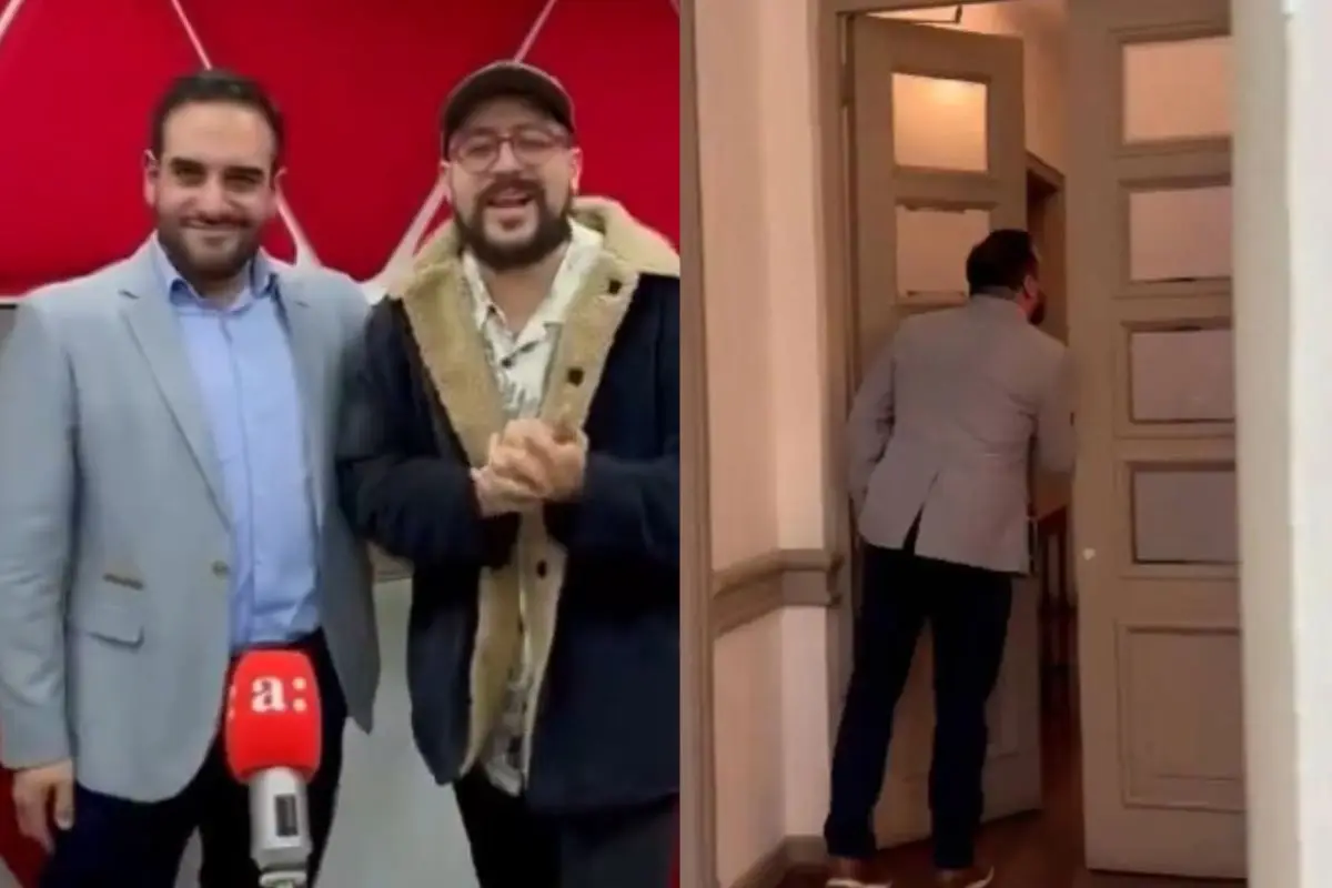 Felipe Cruz y Francisco Orrego en redes sociales, Captura