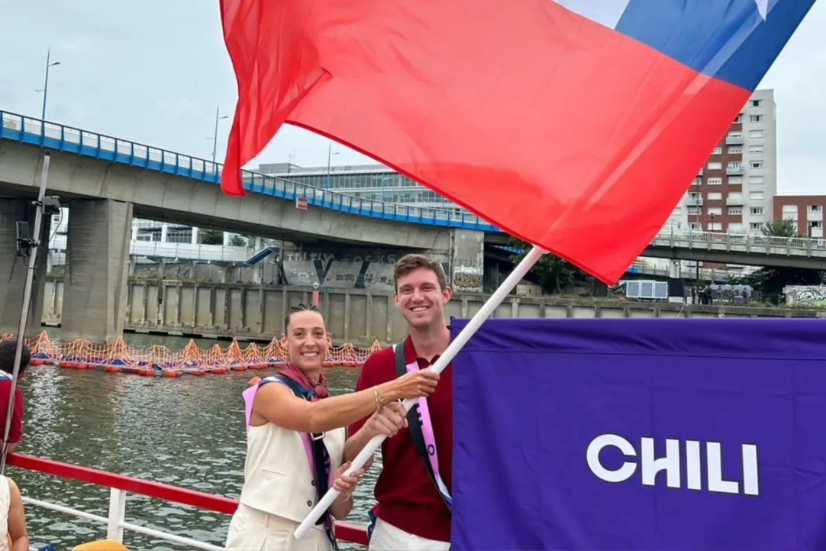 Antonia Abraham y Nicolás Jarry fueron los abanderados de Chile, Instagram