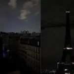 Apagón en París 2024 , Captura de redes sociales