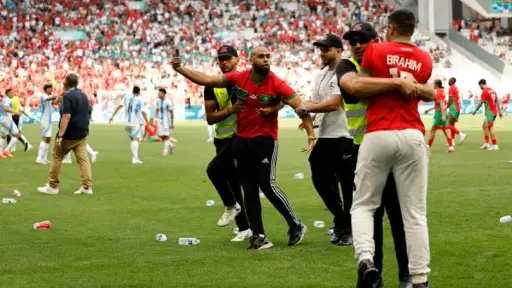 Incidentes en partido de Argentina vs Marruecos, Redes Sociales