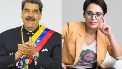 Karina Oliva se encuentra en Caracas a la espera de elecciones presidenciales, Instagram