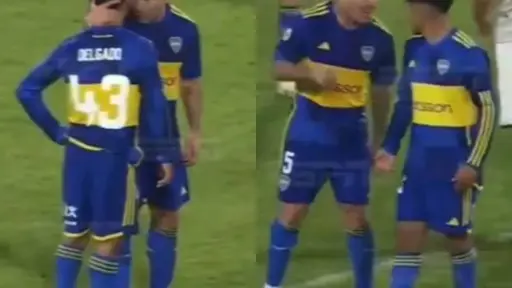 Polémico re-debut de Gary Medel en Boca Juniors, Captura de redes sociales