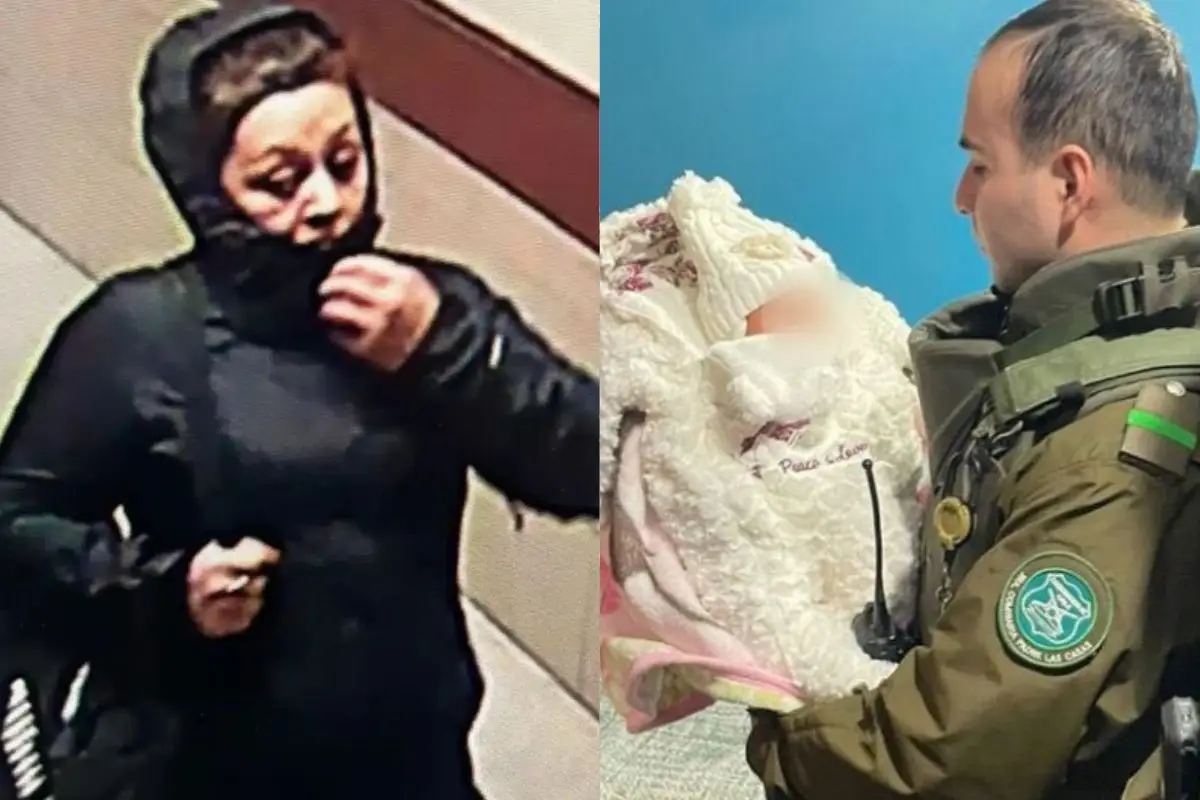 La mujer ya fue identificada por Carabineros, Cedida