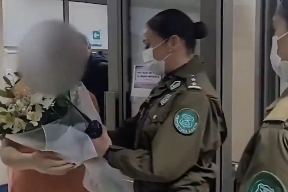 Carabineros recuperó a la bebé en Padre Las Casas, Captura