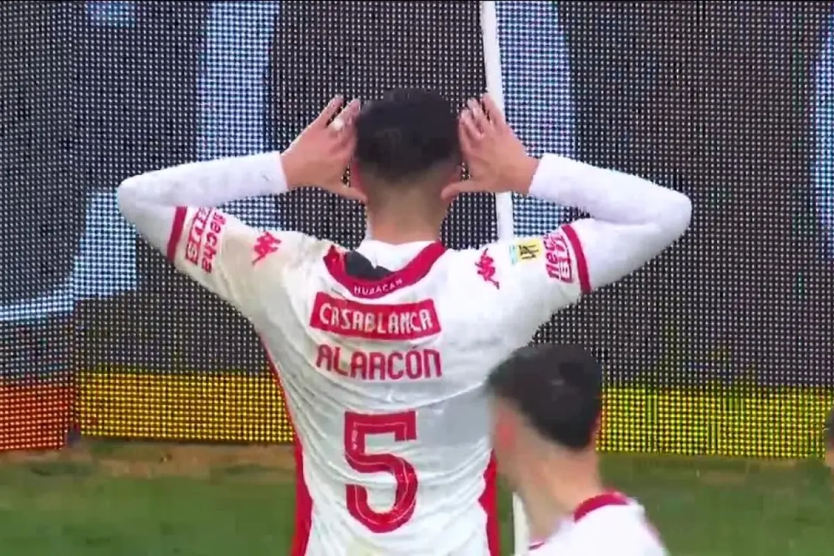 Williams Alarcón celebró su golazo a lo Topo Gigio, Captura de pantalla