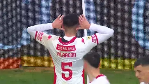 Williams Alarcón celebró su golazo a lo Topo Gigio, Captura de pantalla