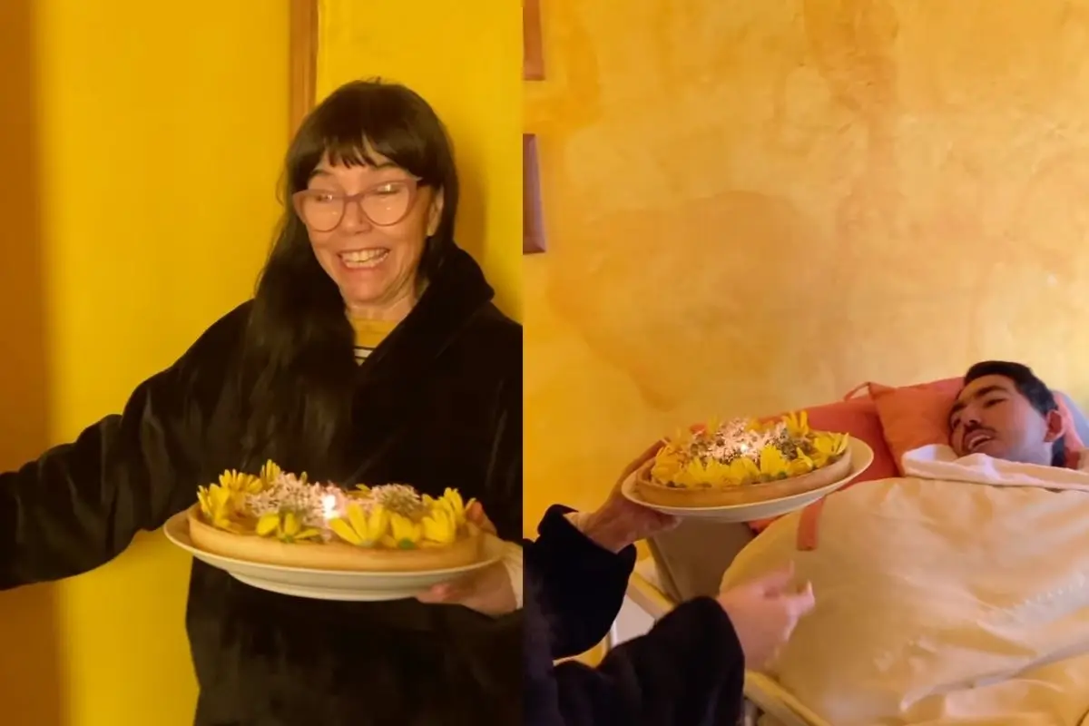 Malucha Pinto y su hijo Tomás, Captura de pantalla