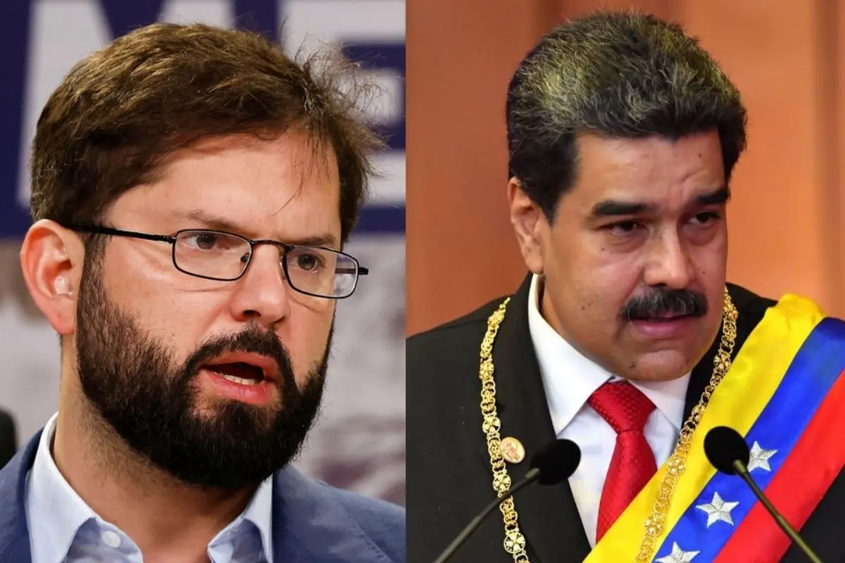 Gabriel Boric y Nicolás Maduro, Redes sociales