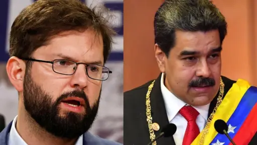 Gabriel Boric y Nicolás Maduro, Redes sociales