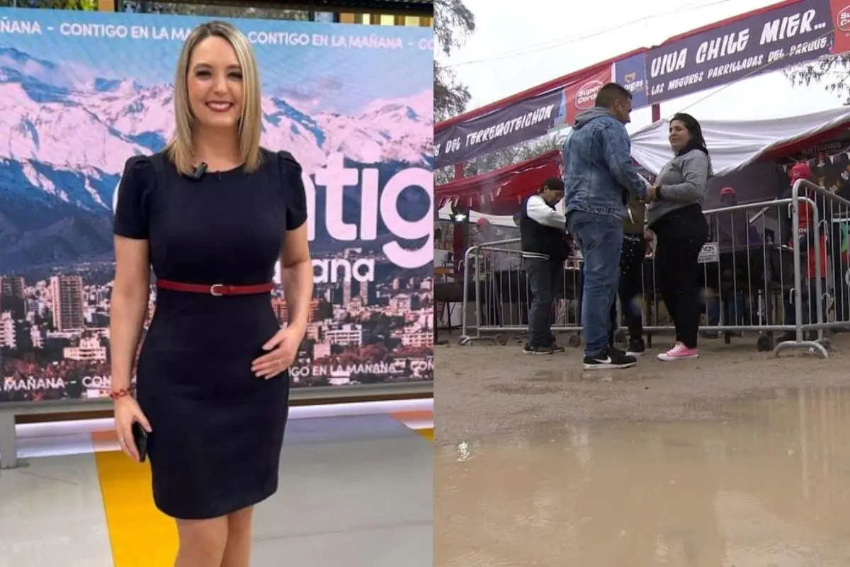 Allison no se la juega proyectando las Fiestas Patrias, Captura