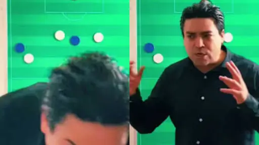 Hilarante momento de Jean Pierre Bonvallet analizando el Superclásico, Captura de redes sociales