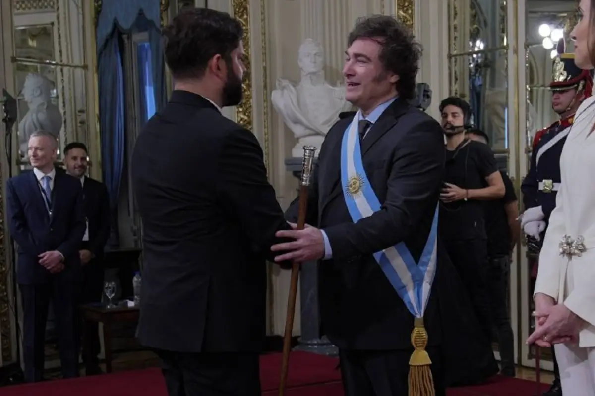 Javier Milei y Gabriel Boric , Redes sociales