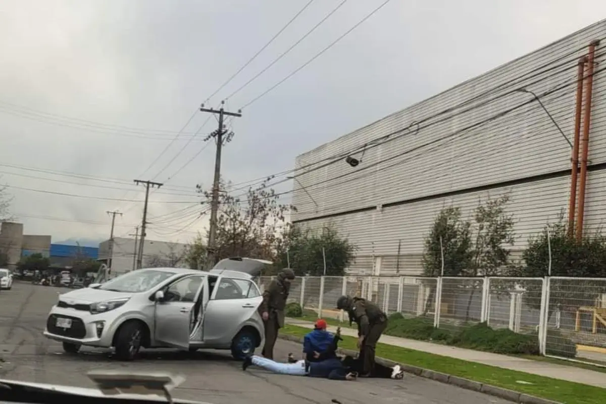 Delincuentes fueron abatidos en San Bernardo, Twitter
