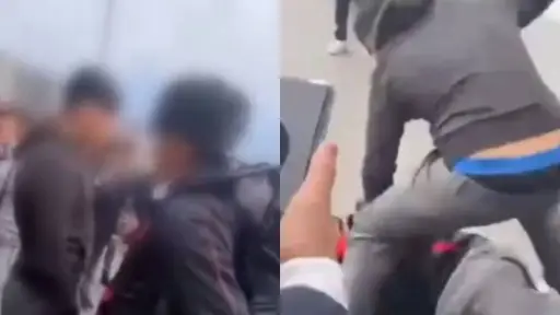 Agresión a estudiante con TEA en Antofagasta , Captura de redes sociales