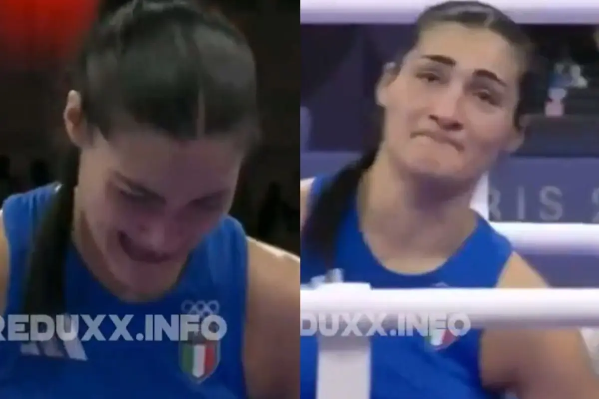 Angela Carlini explotó tras el combate, Captura de pantalla