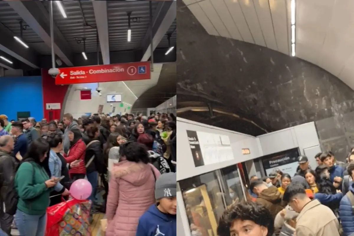 Metro pidió evacuar sus trenes, Captura