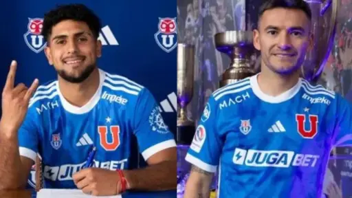 Antonio Díaz y Charles Aránguiz llegaron a la U, Cedida