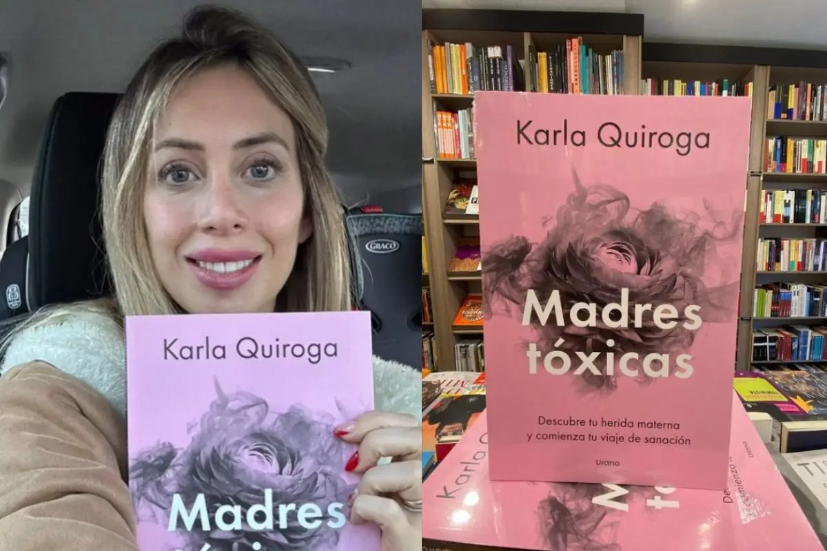 Karla Quiroga lanzó su libro Madres tóxicas, Instagram