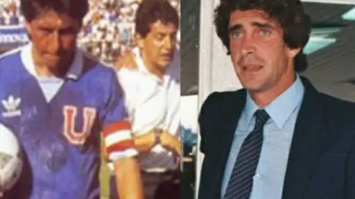 Pellegrini dirigió a la U en 1988, Captura